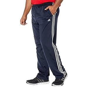 adidas Men's Essentials Warm-up Open Hem 3-stripes Tracksuit Bottoms - XL Tall